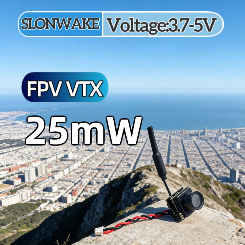 Rc Airplane Drone - Transmisor y Cámara Integrados SLONWAKE FPV