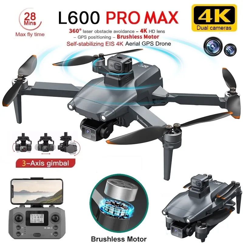 Drone Kf Rc - L600 PRO MAX GPS Drone profesional