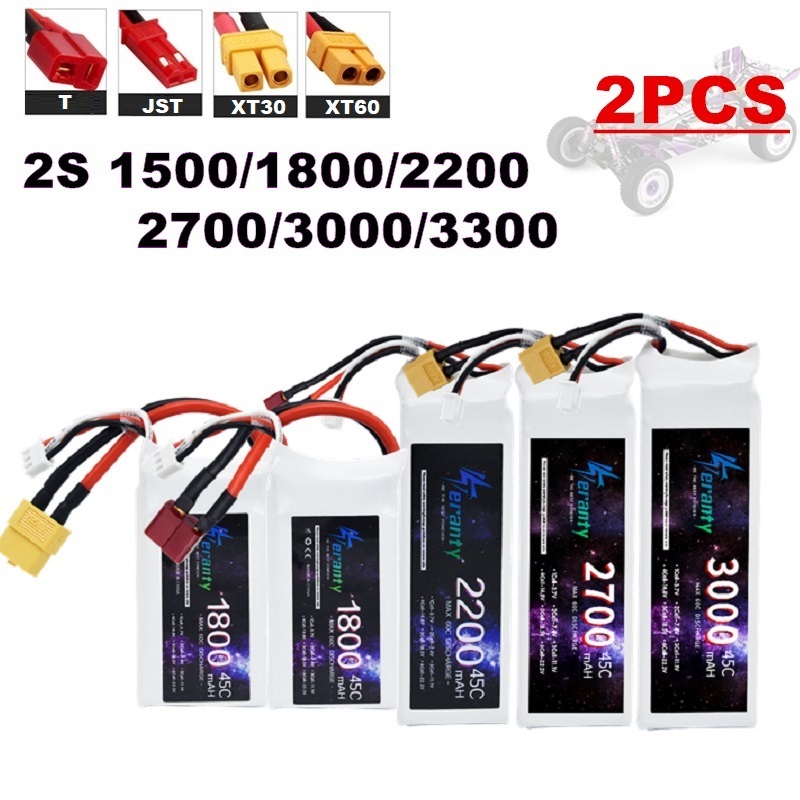 Drone Rc Race - 2 uds 7,4 V Lipo 2S