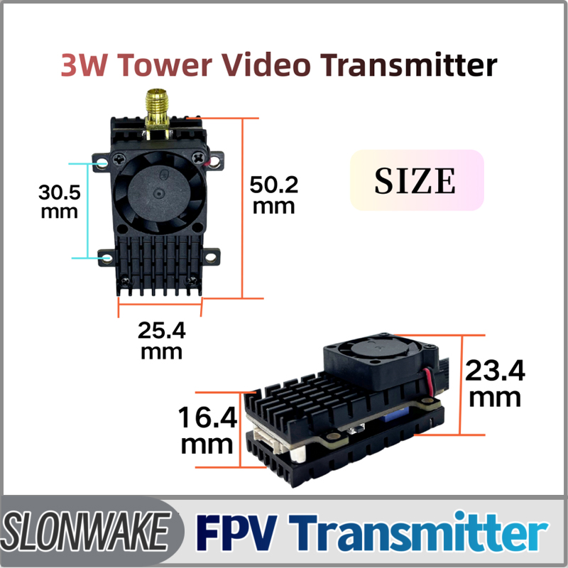 Rc Airplane Drone - SLONWAKE 5,8G 3000mW simulación VTX FPV