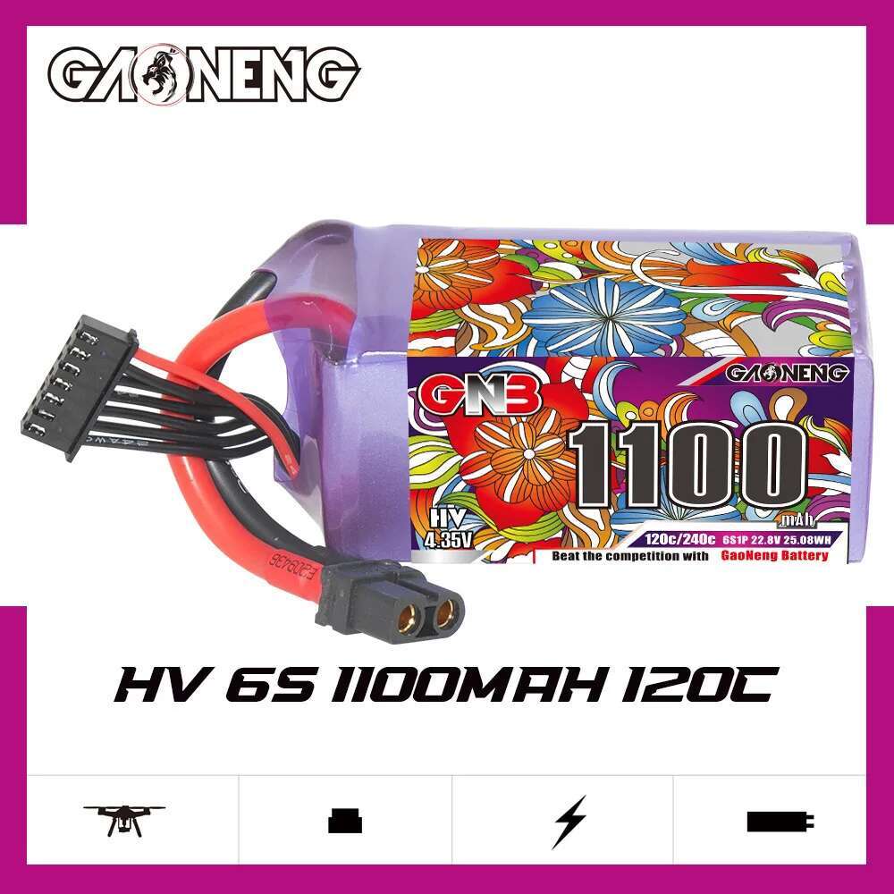 2 uds GNB 6S Lipo batería 22,8 - Drone Rc Board reseña y precio