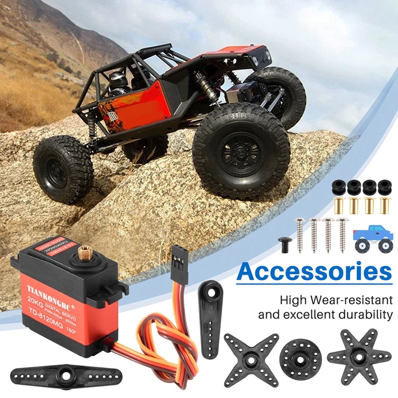 Servo Digital de engranaje de  - Rc Car Servo reseña y precio