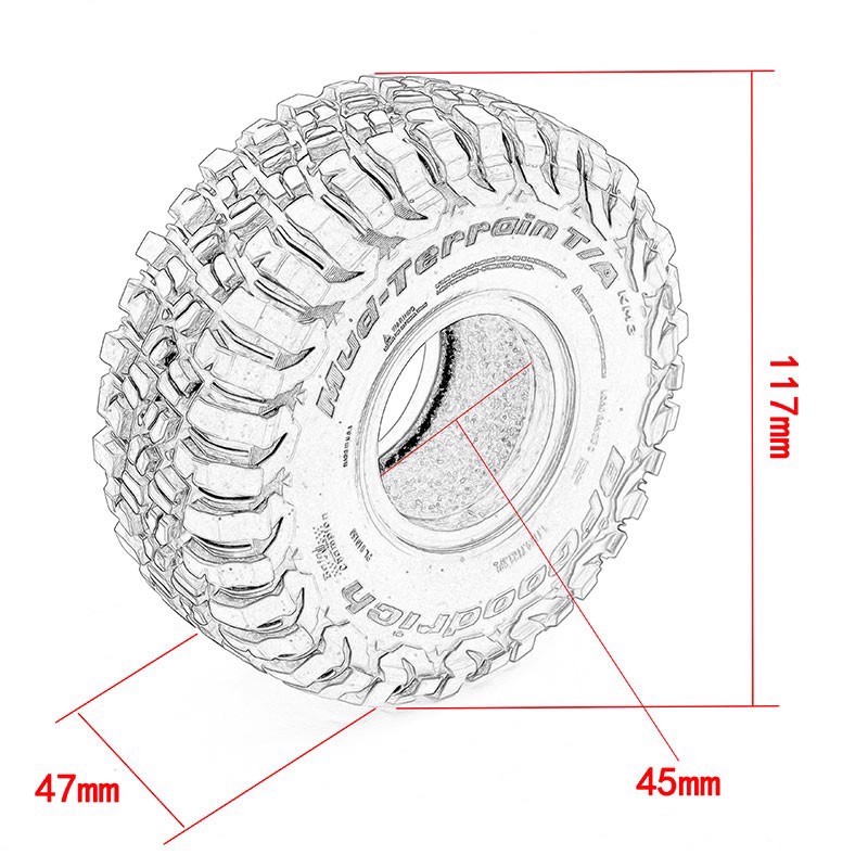 Neumático de goma para coche t - Rc Rock Crawler reseña y precio