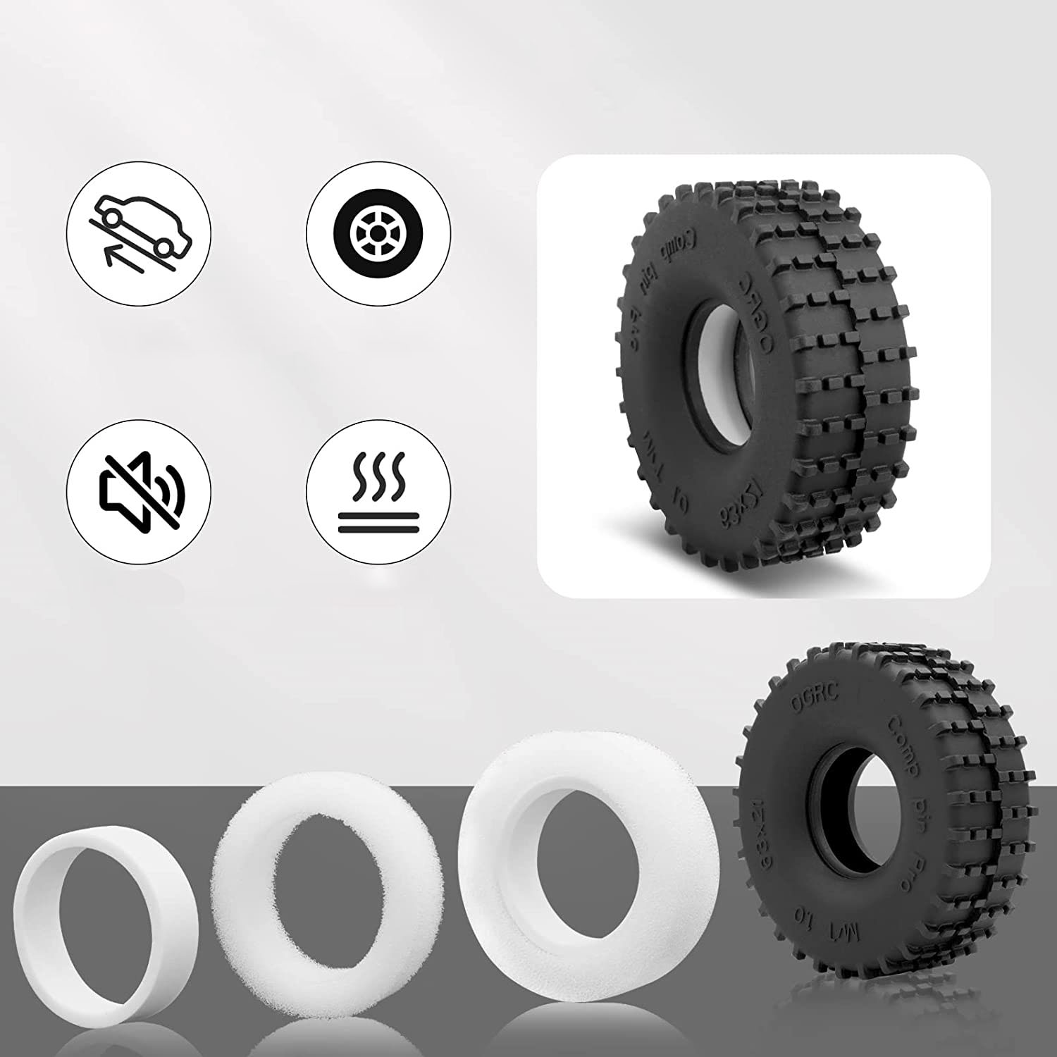 Esilun-neumáticos de competici - Rc Rock Crawler reseña y precio