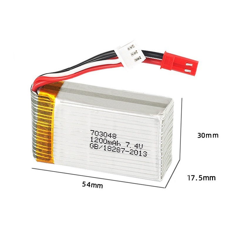 Batería Lipo 2S 7.4V 1200mAh 7 - Drone Rc Board reseña y precio