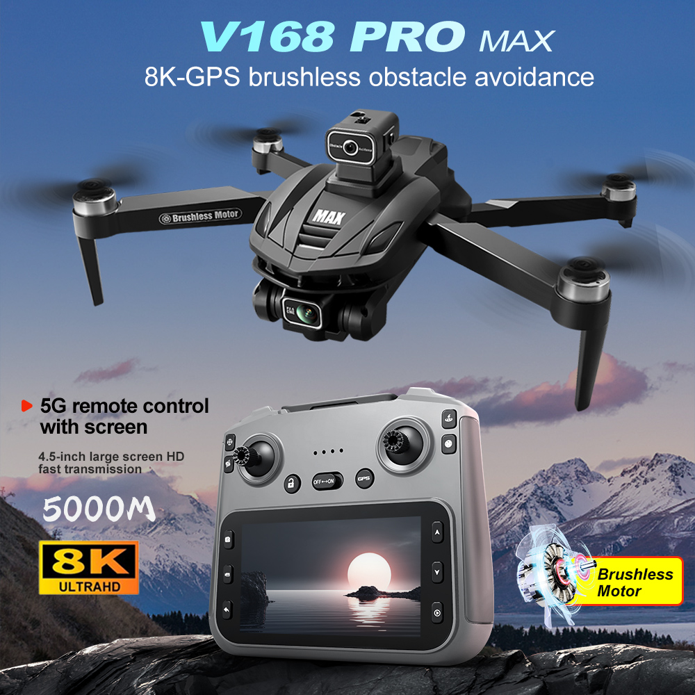 V168 PRO Max GPS Drone 8K Prof - Drone Kf Rc reseña y precio