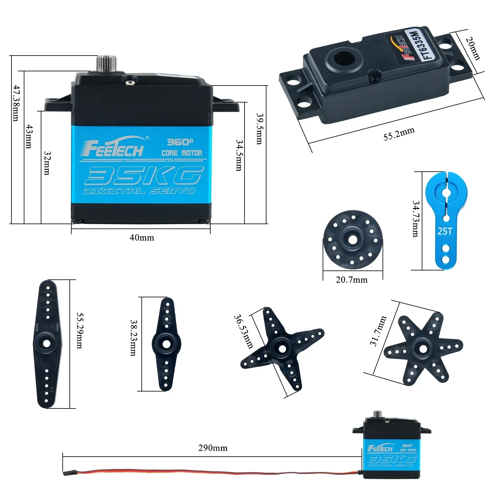 Feetech FT6335M Servos digital - Rc Car Servo reseña y precio