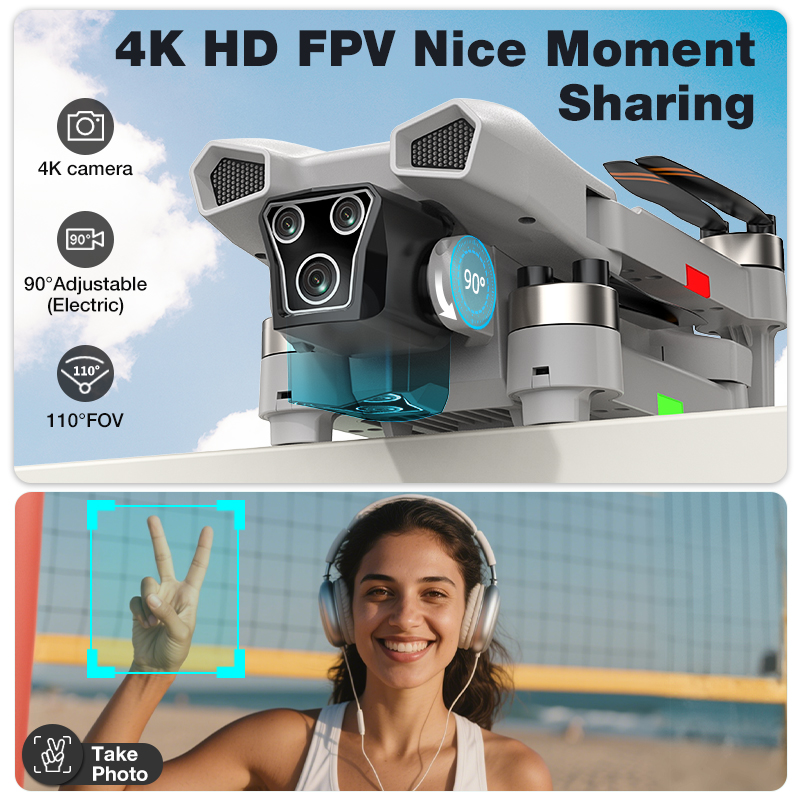 NUEVO Dron L017 Pro con Motor  - Drone Kf Rc reseña y precio