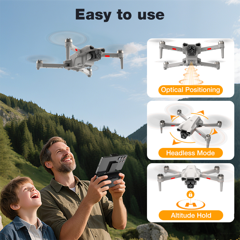NUEVO Dron L017 Pro con Motor  - Drone Kf Rc reseña y precio
