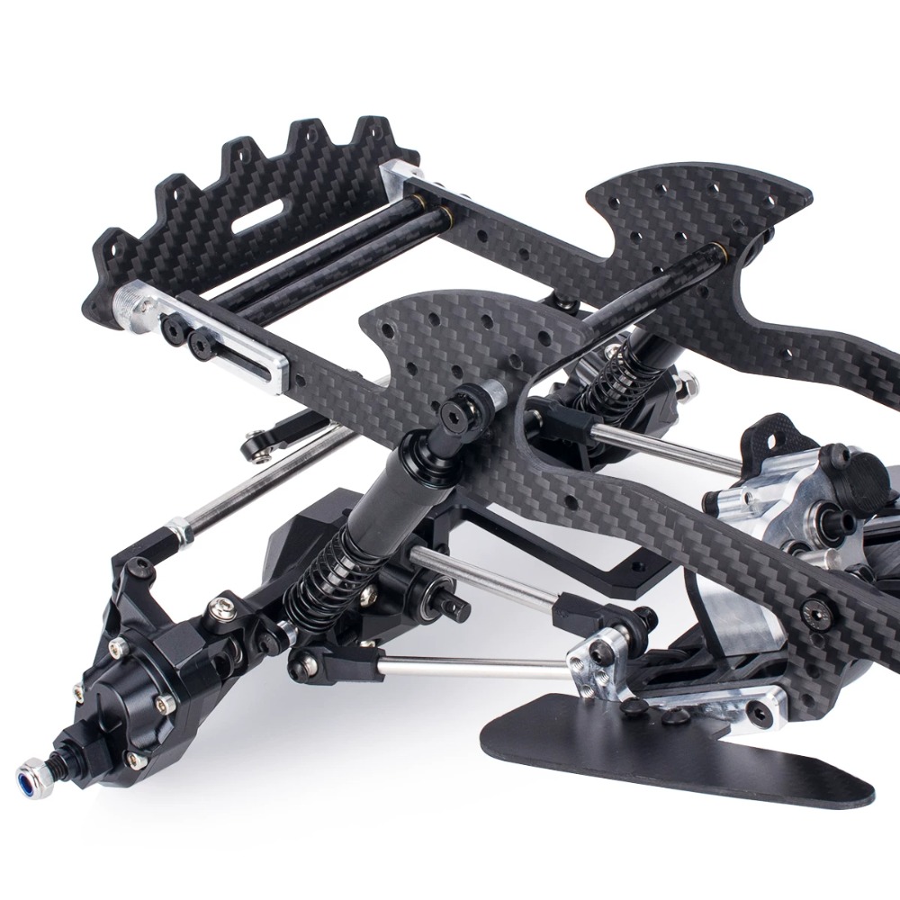 Chasis de Fibra de Carbono LCG - Rc Rock Crawler reseña y precio