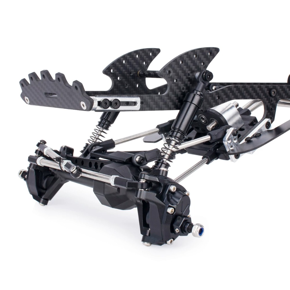 Chasis de Fibra de Carbono LCG - Rc Rock Crawler reseña y precio