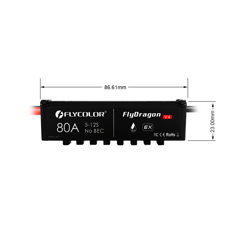 Flycolor FlyDragon 80A V4 ESC  - Drone Rc V4 reseña y precio